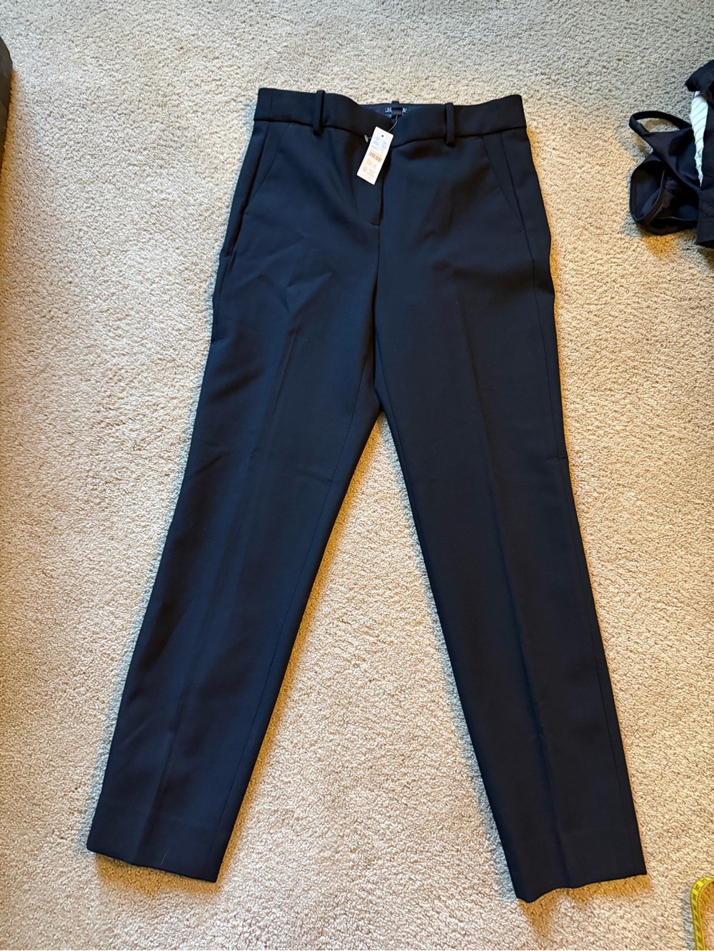 J. Crew Black womens Dress Pants - Straight Tailored Fit